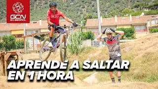 Aprender a saltar con bici MTB en una hora