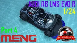 AUDI R8 LMS EVA RT TEST TYPE-01 TSRT R8 MENG 1/24 PART 4
