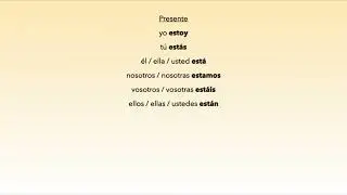 estar | practice verbs #aprendeespanol #englishtospanish #spanishverbs #languages