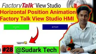 Horizontal Position Animation in Factory Talk View Studio HMI | Rockwell Automation | Sudark Tech