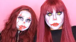 MAMÁ E HIJA….. MAQUILLAJE DE HALLOWEEN