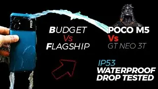 Poco M5 Waterproof Damage Tested Drop Test Vs GT Neo 3T flagship - Who Wins?