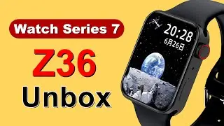 Finow Z36 Smartwatch Series 7 Unboxing&Review,MTK2502 High Performance Wireless Charge/Rotate Button