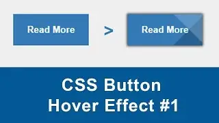 Pure CSS Button Hover (Animation) Effect Tutorial #1