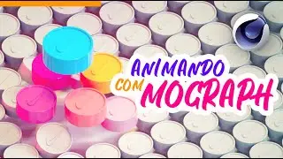 Animando com Mographs & Shaders Colors | Tutorial Animação Cinema 4D