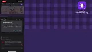 Broadcast powered by StreamChamp