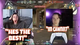 #1 Console Radiant Vs Streamer | Full Game With Reactions. Valorant Console