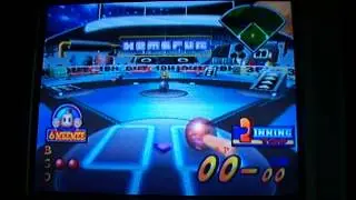 PS2 Super Monkey Ball Deluxe, Monkey Baseball Tournament part 1 MEEMEE VS GONGON