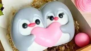 Shock video 🔥 Мыло не для ленивых. Влюблённые пингвины
