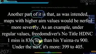 osu!: Explanation of the Touchscreen Nerf