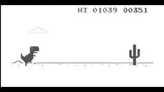 Dinosaur Game.Part 2. I couldn't break my record!!!