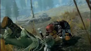 Skyrim Unarmed Killmove  - Stomp