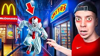 HORROR CLOWN SOLANGE VERFOLGEN BIS ER ANHÄLT! 😳