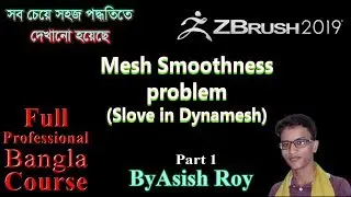 Mesh Smoothness problem in zbrush  (Slove in Dynamesh)