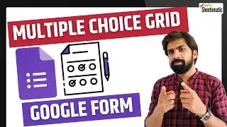 Google Form: Add Multiple Choice Grid | Grid Question | Multichoice | Google Form for beginners