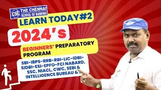 BANK EXAM COACHING IN CHENNAI | BANK PO/CLERK EXAMS-2024  | BEGINNERS’ PREPARATORY PROGRAM | DAY-02