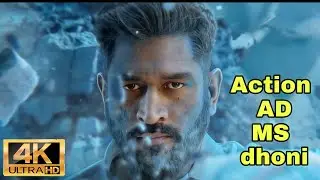January 2022 new super hero action Ms dhoni AD || new ad train ||ms dhoni || 4k ultra Viewers
