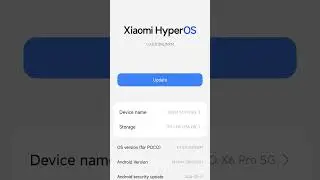 POCO X6 PRO 1.0.9.0 UPDATE RELEASED | AUGUST 2024