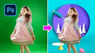 How To Remove a Green Screen in Photoshop!