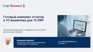 Готовый комплект отчетов в 1С Аналитика для 1С ERP