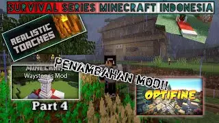 PENAMBAHAN MOD!! DI SERIES MINECRAFT - MINECRAFT SURVIVAL INDONESIA - #4
