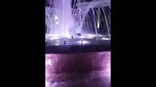 Кисловодск!день ВДВ и вдвшник с флагом в фонтане))