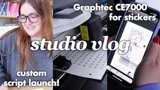 A week running my planner sticker business! | STUDIO VLOG 