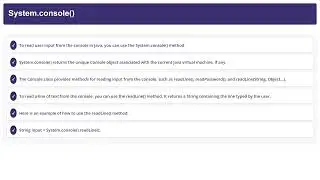 Ways to Get Input from Console in Java
