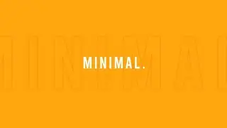 Smooth Minimal Text Animation in Alight Motion | Tutorial