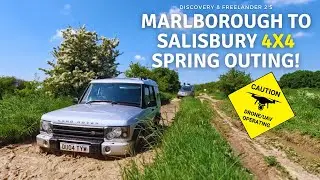 Marlborough to Salisbury 4x4 Spring Outing! Discovery and Freelander 2's