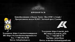 ЮрОбзор № 20. Иск 2ГИС к Google / Заочный арест Гудкова 