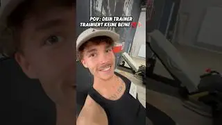 POV: Dein Trainer im gym ist ein Beine-Skipper…🦵❌