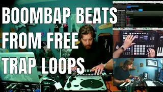 Making a Boombap Beat with Free Trap Loop Samples from Cymatics