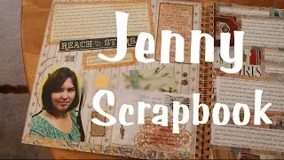 jenny scrapbook completed + pam's thank you