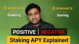 Binance Staking & Saving Features explained | How to earn Crypto by Staking | APY explained |