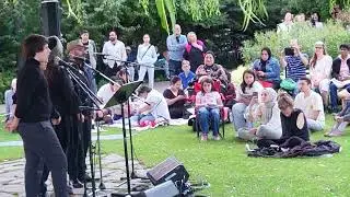 Georgian song sang in Toronto Music Garden