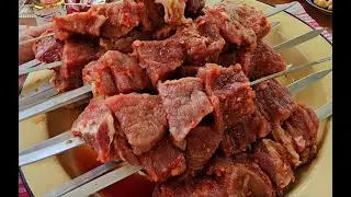 Royal marinade for shashlik! Juicy shashlik. Tasty meat!