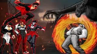Nightmare white Wolf Vs Iori Yagami Team | Mugen Fighters | KOF Mugen