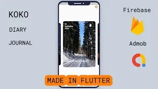 Diary, Journal made in Flutter | Firebase and Admob Integrated | Source code available