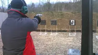 My brother and I shooting