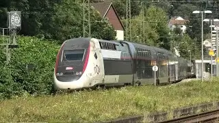 High Speed TGV Euroduplex  auf dem Weg nach Paris