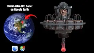 Found Astro UFO Toilet in Real Life on Google Earth! 