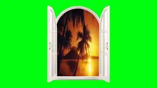 Real Window Green Screen || Green Screen Window Full Hd