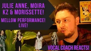 Vocal Coach Reacts! Julie Anne, Moira, KZ Tandingan & Morissette Amon! Mellow Performance! Live!