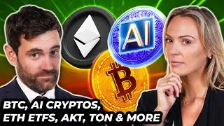 Crypto News: Bitcoin, ETH ETFs, AI Crypto Rally, AKT, TON & MORE!!