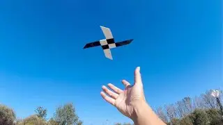 Fly back! This is the really fun origami boomerang【123 Paper Airplane】