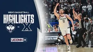 HIGHLIGHTS | UConn Men's Basketball Beats Xavier in OT BIG EAST Opener