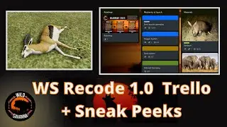 Wild Savanna - Trello for Recode 1.0 + Sneak peeks