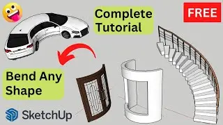 Shape Bender Extension Sketchup | Best Free Plugin in Sketchup | Full Tutorial