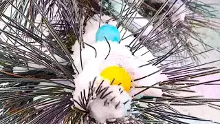 ASMR Christmas Tree With Marbles